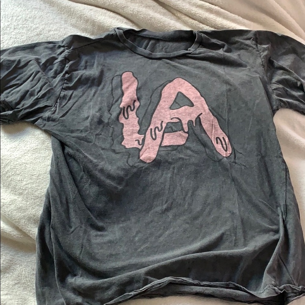 brandy melville distressed tee